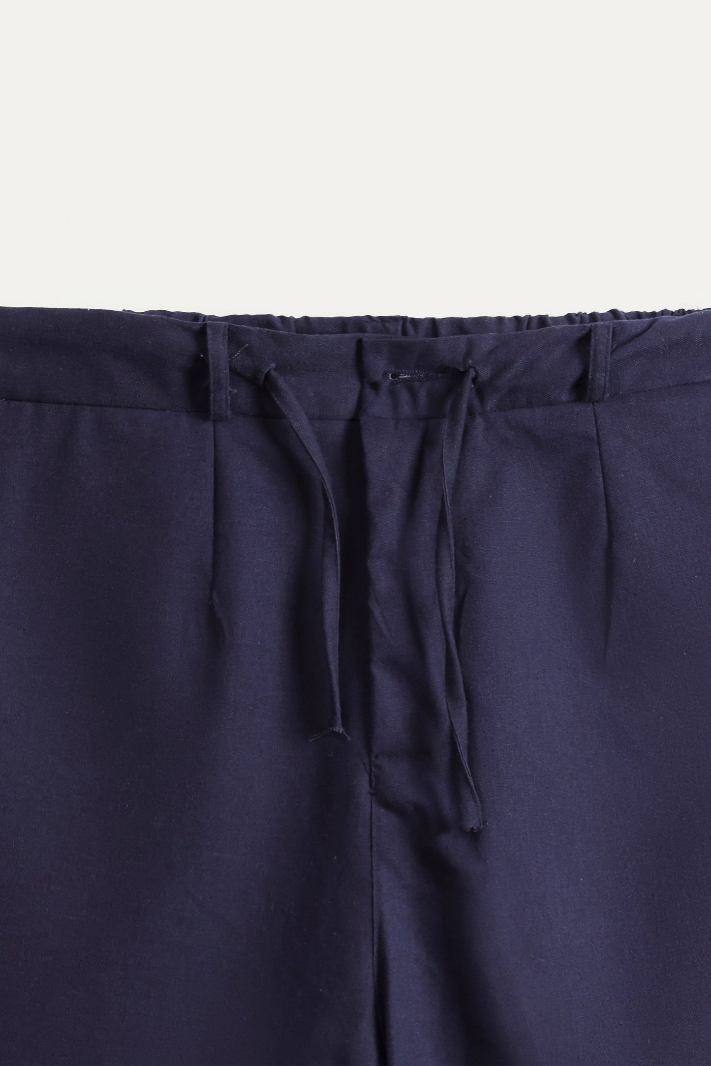 navy linen shorts